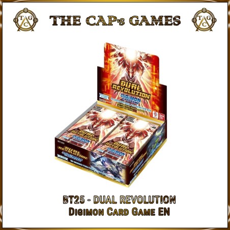 Digimon Card Game BT25 Dual Revolution Booster Display 24 Packs EN