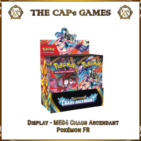 Pokémon ME04 Chaos Ascendente Display 36 Boosters FR
