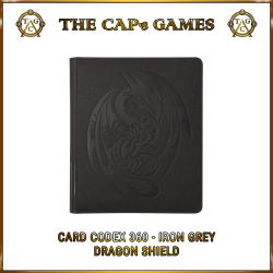 Dragon Shield - Card Codex 360 - Iron Grey