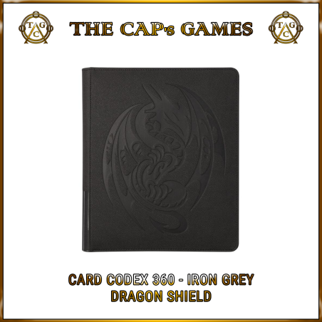 Dragon Shield - Card Codex 360 - Iron Grey