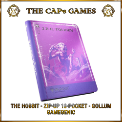 Gamegenic - Magic: The Gathering - The Hobbit - Álbum Zip-Up 18 Bolsos - Gollum / Lonely Mountain