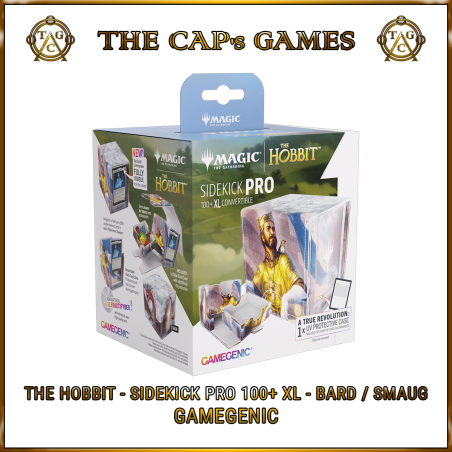 Gamegenic - Magic: The Gathering - The Hobbit - Caixa para baralho Sidekick PRO 100+ XL - Bard / Smaug