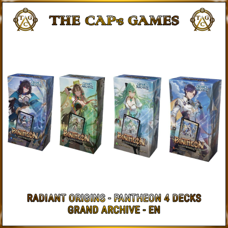 Grand Archive - Radiant Origins - Pantheon 4-Deck Set - EN