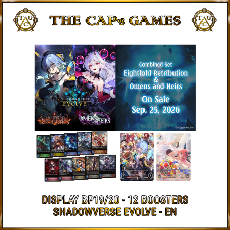 Shadowverse Evolve - BP19/20 Eightfold Retribution & Omens and Heirs - Booster Display (12) - EN