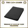 TreasureWise - WiseGuard Zip Binder 9-Pocket - Black