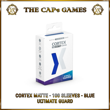 Ultimate Guard - Protetores Cortex Matte Standard (100) - Azul