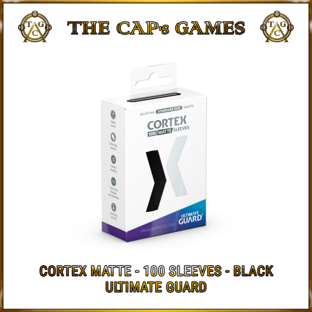Ultimate Guard - Protetores Cortex Matte Standard (100) - Preto