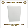 Ultra Pro - Vivid 9-Pocket Zippered PRO-Binder - White