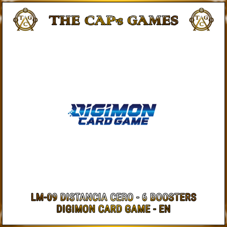 [pre-order] Digimon Card Game - LM-09 Distance Zero - Caixa de 6 packs - EN
