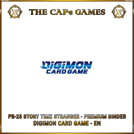[pre-order] Digimon Card Game - PB-25 Digimon Story Time Stranger - Premium Binder Set - EN
