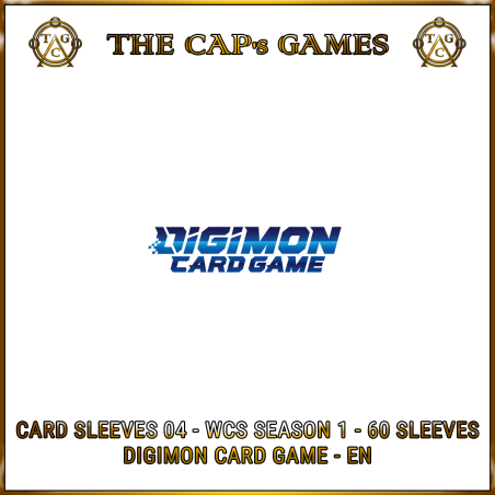 [pre-order] Digimon Card Game - Official Card Sleeves 04 - WCS Season 1 Key Visual - 60 un.
