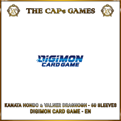 [pre-order] Digimon Card Game - Official Card Sleeves 04 - Kanata Hondo & Valner Dragnogh - 60 un.