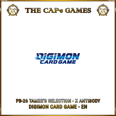 [pre-order] Digimon Card Game - PB-26 Tamer's Selection Box X Antibody - EN