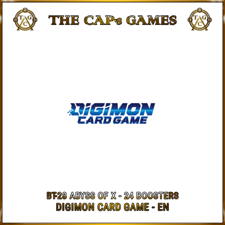 [pre-order] Digimon Card Game - BT-28 Abyss of X - Caixa de 24 boosters - EN