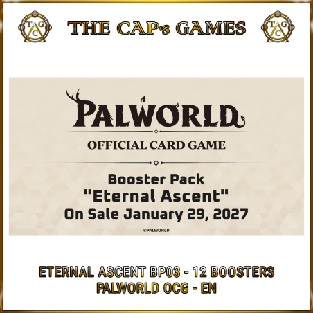 [pre-order] Palworld OCG - Eternal Ascent BP03 - Caixa de 12 boosters - EN