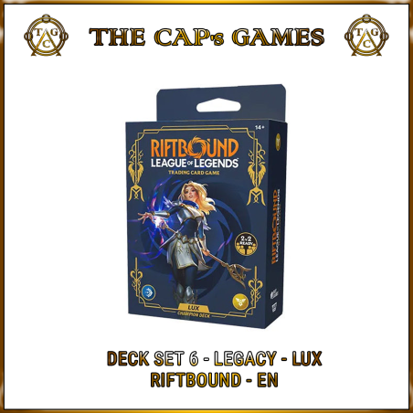 [pre-order] Riftbound - Legacy - Baralho de Campeão Lux - EN