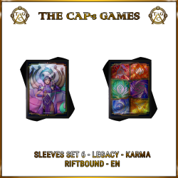 [pre-order] Riftbound - Legacy - Protetores de cartas Karma - 70 un.