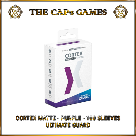 Ultimate Guard - Cortex Matte Roxo - 100 protetores standard