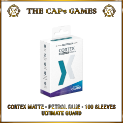 Ultimate Guard - Cortex Matte Azul petróleo - 100 protetores standard