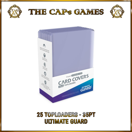 Ultimate Guard - 25 Toploaders 35pt - Transparentes