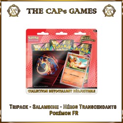 Pokémon - Tripack de 3 boosters - Salameche - Héros Transcendants (ME2.5) - FR