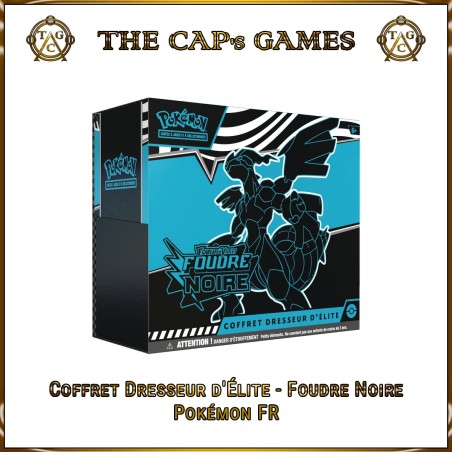 Pokémon ETB Foudre Noire EV10.5 FR | 9 Boosters JCC Pokémon