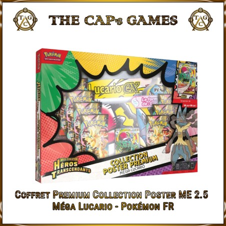 Pokémon Coleção Premium Poster Méga-Lucario ME02.5 FR | 10 Boosters