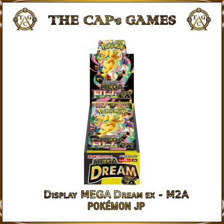 Display Mega Dream EX M Japonês Pokémon TCG – Booster Box M2a Japão